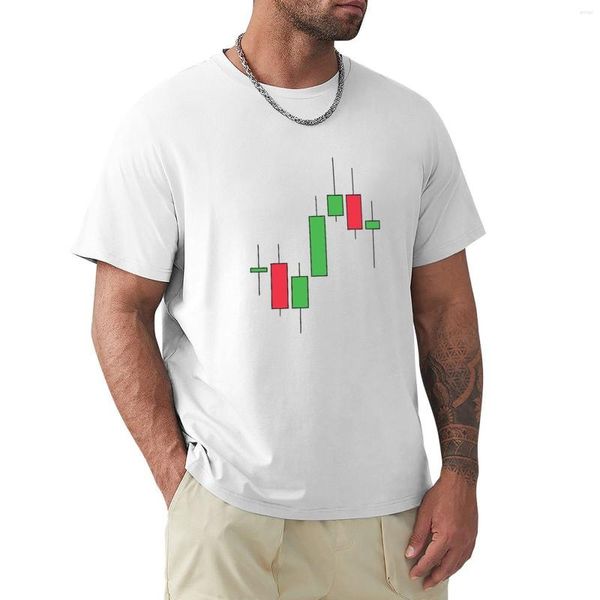 Graphique des stocks de polos pour hommes Bougies japonaises. Devises Exchange Market Trading T-Shirt Short Cute Tops Sleeve Tee Men