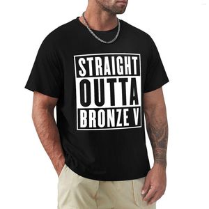 Herenpolo's rechtstreeks uit Bronze V T-shirt Esthetische kleding Zomer grappig t shirts voor mannen