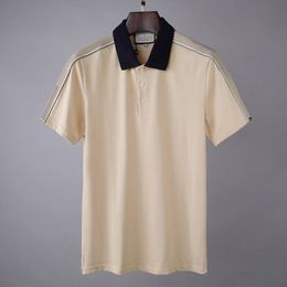 Polo's stylist shirts voor heren luxe Italië Men Polo Blouse zeer goede kwaliteit Designer kleding korte mouw casual mode heren zomer t-shirt Aziatische maat m-3xl