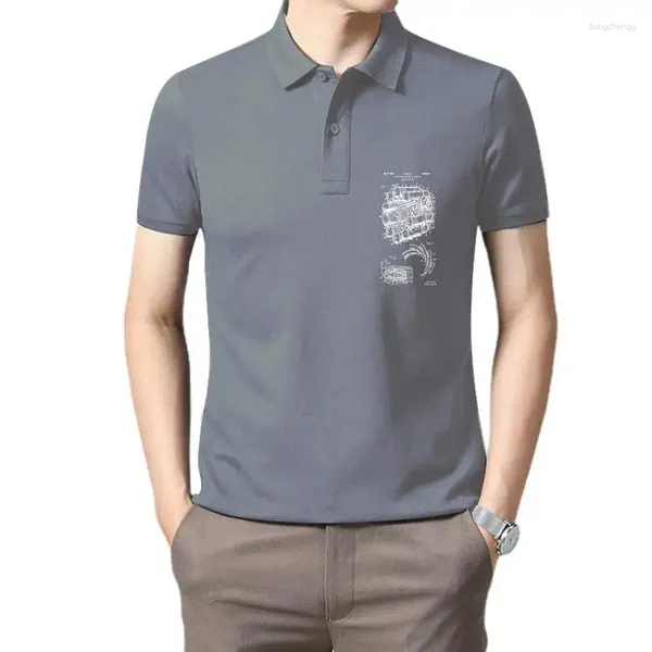 Polos para hombres Verano 2024 Manga corta Talla grande Jet Motor Camiseta Piloto Avión Propulsión Regalo Moda