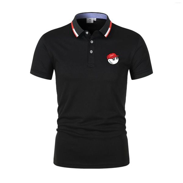 Polos de verano para hombre y para mujer, camisetas informales transpirables con cuello levantado, camiseta de béisbol de manga corta a la moda para deportes al aire libre