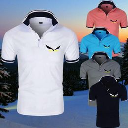 Polo's Polos Summer Baseball Softbal Comfort Polo Shirt Luxe Fashion Classic Work in Top voor mannelijke casual ademende korte mouw