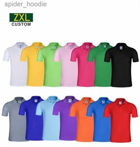 Polos Men's Summer Chemins causal Chemise Personnelle Group Prime personnalisée Prime personnalisée Hommes et femmes Shirts respirants personnalisés L231222