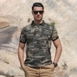 Herenpolo's zomer Koreaanse stijl persoonlijkheid leger Camouflage poloshirts mannen casual slanke camouflage poloshirts voor mannen maat S-XXL 230804