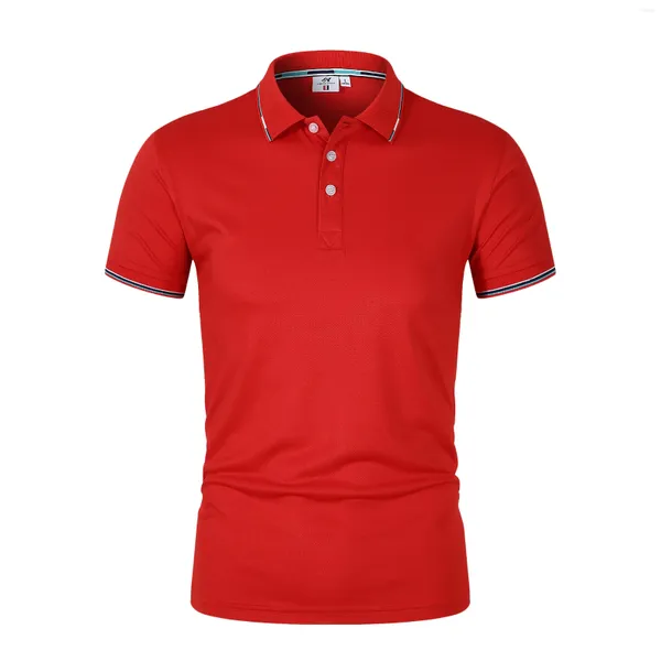 Polos de polos de luxe d'été pour hommes