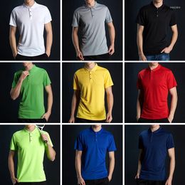 Polos pour hommes Été Hommes et femmes Polos décontractés à manches courtes Logo personnalisé Séchage rapide Broderie Impression Respirant Sport Tops 2023