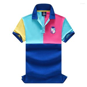 Polos pour hommes Été Vêtements pour hommes T-shirt en coton pour homme Polo surdimensionné à manches courtes Street Wear Tops à la mode coréenne