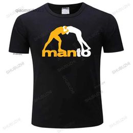 Men's Polos Summer Mens à manches courtes Tshirt noir NOUVEAU COMMISSE NOUVEAU MANTO BRÉSIL JIU JITSU MEN TE-shirt faisant mon propre t-shirtl2404