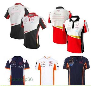 Polos pour hommes Été Nouveau F1 Racing Polo Team T-shirt à manches courtes Même personnalisable Sk9z