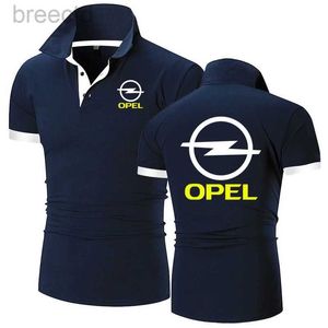 Polos pour hommes Polo d'été Opel Impression Casual Haute Qualité Coton Manches Courtes Harajuku Classique T-shirt Personnalisé ldd240312