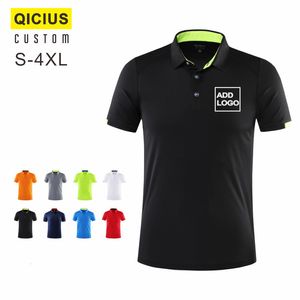 Polos pour hommes Polos d'été à séchage rapide Para Hombre à manches courtes Custom Company Group Polo Shirt Brodé Top Camisa Masculina Men Shirt 230706