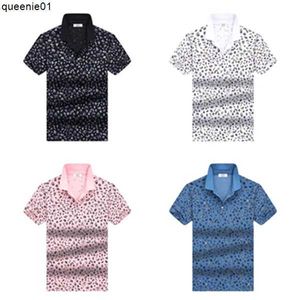 Heren PoloS Zomer T-shirt Polo shirt Korte mouw Gedrukte letter Top Loose Men's Casual Designer Business Slim Polo M-3XL