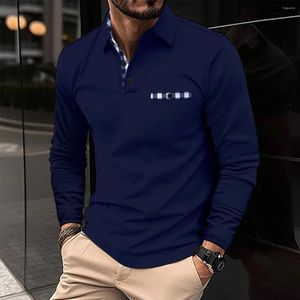 Polos d'été pour hommes, POLO Preppy pour jeunes, sport avec poche à revers boutonné