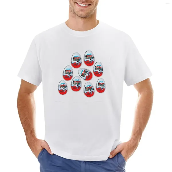 Polos para hombre, camiseta con huevos sorpresa, tallas grandes, camiseta de Anime para hombre