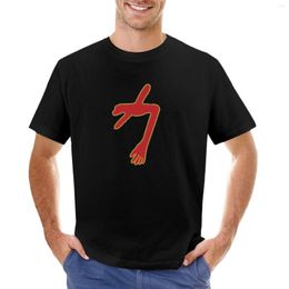 Herenpolo's Zwanen - The Glowing Man T-shirt Zwaargewicht T-shirts Esthetische kleding Vintage overhemd T-shirts