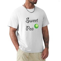 Polos pour hommes Sweet Pea T-Shirt Boys White T Shirts T-shirts Man Funny For Men