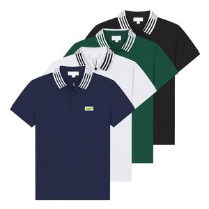 Polos pour hommes T-shirt haute qualité français Crocodile Polo Homme chemise d'été broderie T-shirt à la mode petit haut T-shirt