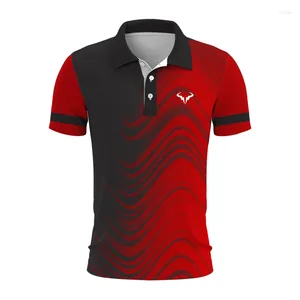 Polos pour hommes Tennis de table T-shirt Hommes Femmes 2024 Est Chemises à séchage rapide Unisexe Summer Athletic Polo Neck Top Tees Casual Sport