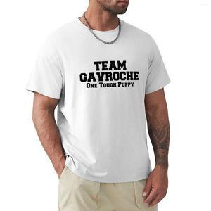 Polos pour hommes Team Gavroche T-shirt T-shirt noir Graphic Blank Shirts Custom Men Long Sleeve