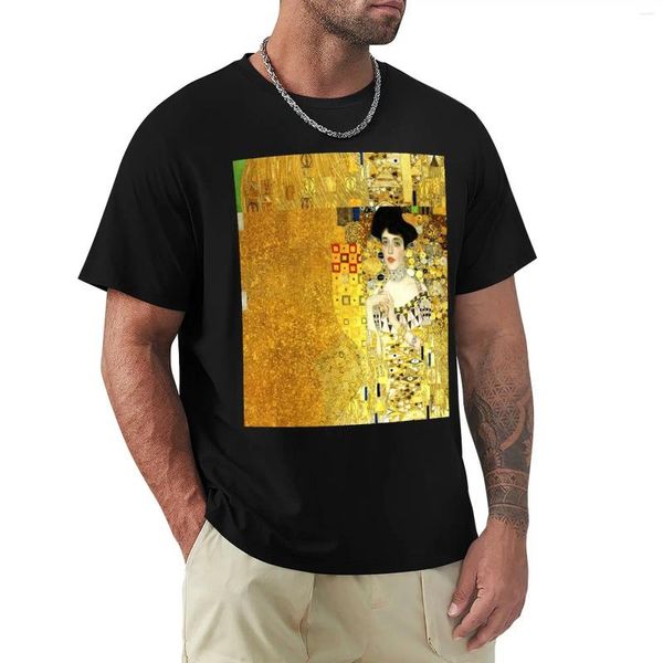 Polos pour hommes La femme en or T-shirt T-shirts personnalisés T-shirt Plaine pour hommes
