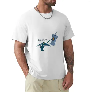 Heren Polos Thorsty-Paniek T-shirt Customs Summer Top Vintage Mens grafische T-shirts pack