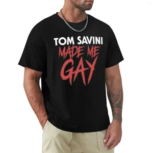 Polos de hombre Tom Savini me hizo camiseta gay ropa estética animal prinfor boys slim fit thirts para hombres