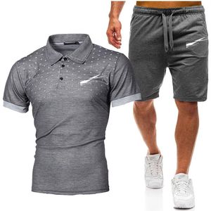 Polo's voor heren Trainingspakken Modeontwerper T-shirt Broek 2-delige sets Effen kleur Pak Hoge kwaliteit heren trainingspakken Hip Hop 226P