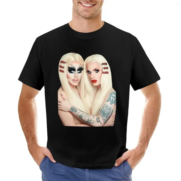 Men's Polos Trixie y Katya Book UNHHHH Camiseta Anime Edition Clothing Vintage Hippie Mens Clothing