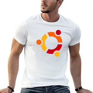 Polos pour hommes Ubuntu Linux T-shirt grande taille hauts Fans de sport noirs t-shirts unis pour hommes