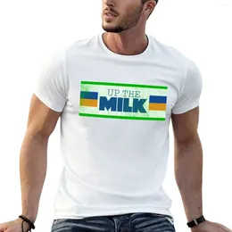Polos masculins dans le lait t-shirt vintage t-shirts noirs t-shirts graphiques pour hommes