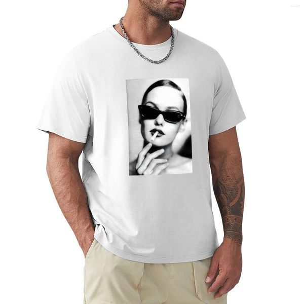 Polos pour hommes Vanessa Smoking T-Shirt Vêtements mignons Funny T-shirts Heavyweight Boys Animal Print Shirt Men