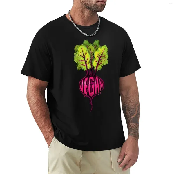 Polos para hombres Vegan Beetroot Letras e Ilustración Camiseta para un niño