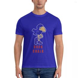 Herenpolo's Vintage Jayhawk - KU Klassiek T-shirt Herenkleding Fruit Of The Loom Heren T-shirts Slim Fit Voor