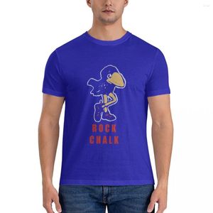 Polos pour hommes Vintage Jayhawk - T-shirt classique KU Homme Vêtements Fruit Of The Loom T-shirts pour homme Coupe ajustée pour