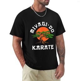 Heren Polo Vintage Miyagi-DoKarate Bonsai Boom T-Shirt Grafische T-shirt Plus Size Tops Korte Mouw Effen Zwarte shirts Mannen