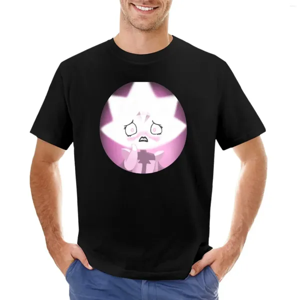 Polos para hombre White Diamond Blush - Camiseta Steven Universe Camisas de secado rápido Camisetas gráficas Camisetas altas para hombre