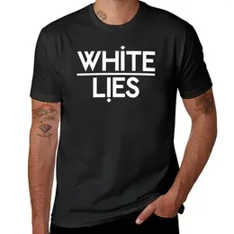 Men's Polos White Lies Quotes T-shirt Fans de sport Vêtements esthétiques Kawaii T-shirts