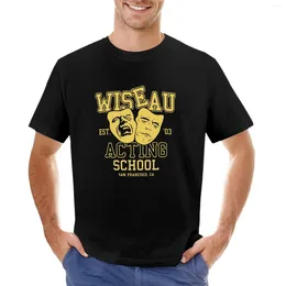 T-shirt à école d'acteur de polos masculin Wiseau