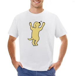 Heren Polo Geel Labrador Puppy Knuffel T-Shirt Dier Prinfor Jongens Hippie Kleding Zomer Tops Fruit Of The Loom Heren T-shirts