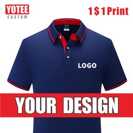 Polos de hombre YOTEE verano multi-stylecustom transpirable POLO camisa de hombre top personalizado 230706