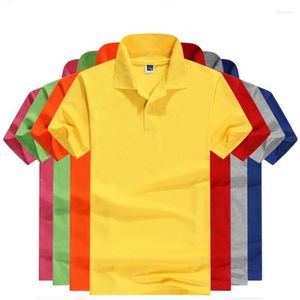 Polos pour hommes ZOGAA haute qualité été couleur unie hommes/femmes polos coton décontracté à manches courtes t-shirts mode mince femme/homme hauts