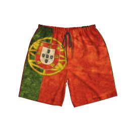 Drapeau du Portugal Fans portugais de plage Pantalons de plage Shorts surf sur M-2xl Polyester Swimwear Running