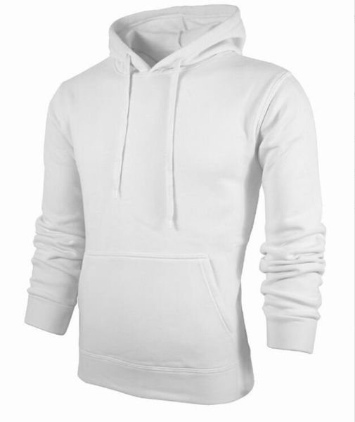 Heren pullover winter grote losse sport effen hooded sweater lange mouw pluche casual jas