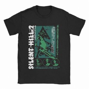 Tête de pyramide pour hommes Silent Hill T-shirts Pure Cott Tops drôles à manches courtes col rond T-shirts nouveauté T-Shirt X9TM #