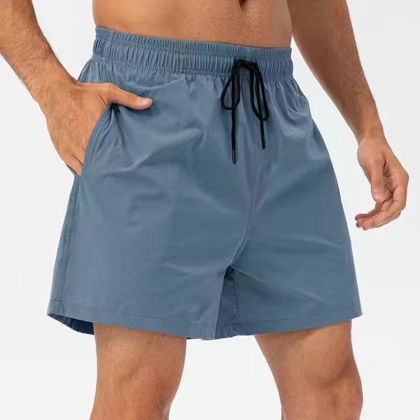 Shorts de yoga sec pour hommes avec poche arrière - pantalon de jogger de gym léger pour sport, course et usure décontractée - comprend le support de téléphone mobile l6