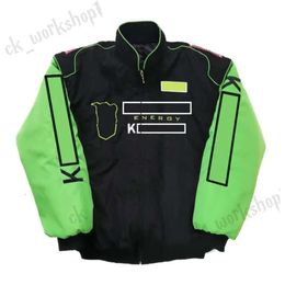 Retro -Amerikaanse F1 Racing Jacket Motorcycle en fietspak voor heren met Europese en Amerikaanse maten 698