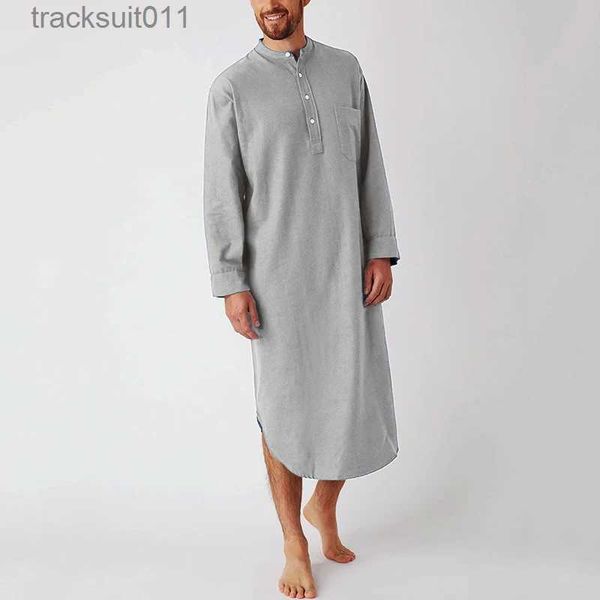 Robes masculines coton robes de sommeil pour hommes couleurs de nuit slend slend o noub des hommes de loi du cou