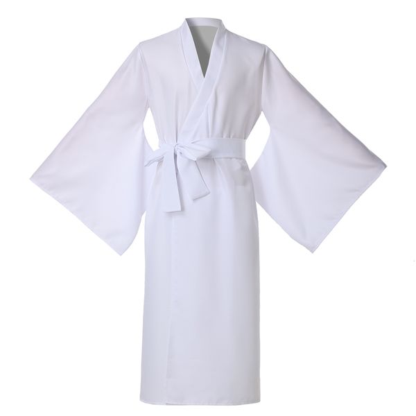 Batas para hombres Bata Kimono larga para hombres Mujeres Trajes japoneses tradicionales Yukata Ropa para el hogar Pijamas Nagajuban Ropa interior transpirable 230512