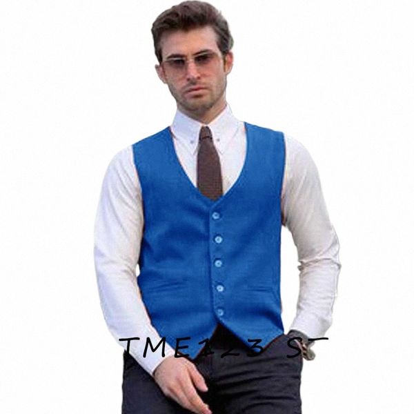 Serge Casual Busin Vest pour hommes Vêtements de cérémonie Wang Gothic Chaleco Steampunk Costume Vestes Gilets pour femmes Costumes élégants pour hommes Gilet h7n5 #