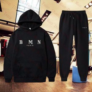 Set voor heren Designer trainingspakken Tij Letters Print High Street Sweatshirt Hoodies en joggingbroeken Sets Heren Dames Casual sportpakken S-3XL